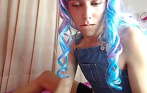 Sissy boi pucci vibrator rider