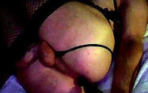 Horny cd jerking off his cock