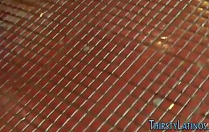Straight latin amateur blows for money 