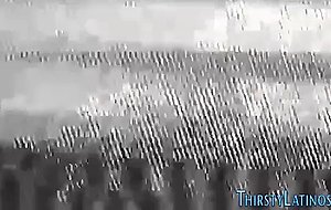 Straight latin amateur blows for money 
