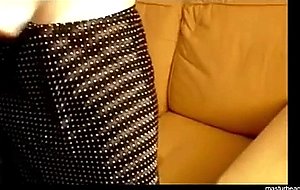 My soaking wet orgasm on the couch 