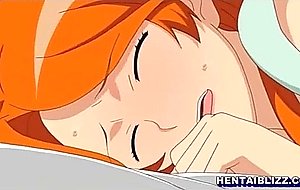 Japanese hentai gets massage in her anal and pussy by d