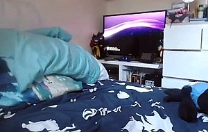 Cassie b. lost files- white bra and panties show with cumshot