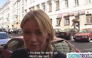 Young casting babe fucked at sex audition 