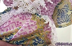 Reality cfnm teen jizzed after riding 