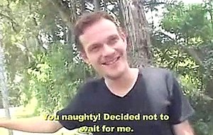 Sara hevyn fucks guy outdoors