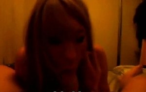 Skinny blonde gets fucked good