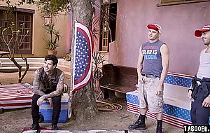 Insecure teen Whitney Wright gang banged at BBQ party