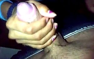 Latina amateur tranny sucking two cocks