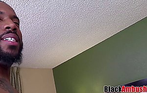 Busty amateur eden bj tricked into interracial casting