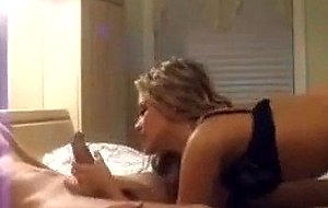 Sexy girlfriend gives bj and gets facial