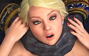 3D Blonde Fucked by Horny Creatures