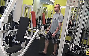 Hunt4k. man for money let stranger fuck his slutty girlfriend in gym