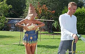 Lavishing blonde Brooklyn Blue fucked intense by a thick dick