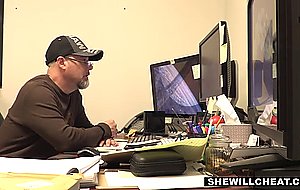 Cheating Stepma caught on Tape