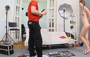 Lovely girl with wide anus doing her thang