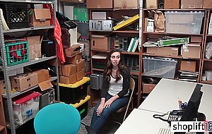 Sexy brunette babe sucked a two policemans big cocks