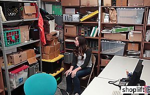 Sexy brunette babe sucked a two policemans big cocks