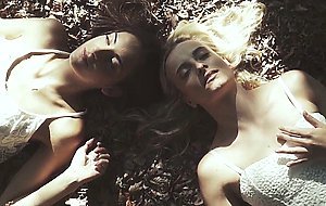 Sexy MILF blonde and brunette lesbian pussy fingering