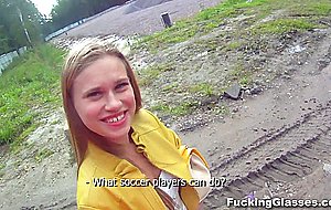 Fucking glasses - emma - fucked on a construction site