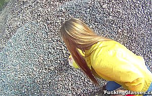 Fucking glasses - emma - fucked on a construction site