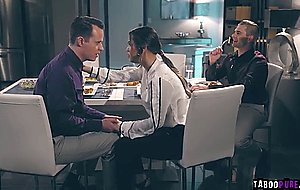 Brunette honey teen takes a honey cock ride 