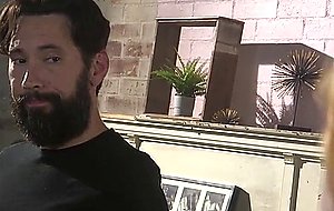 Huge dick husband anal fucks wife bdsm 