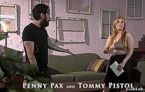 Huge dick husband anal fucks wife bdsm