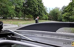 Hunt4k. rich man paid a lot of money to get inside chick's bald twat