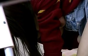 Javpanese busty girlfriend in stockings wants to fuck