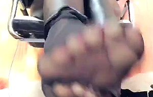 Awesome chinese nylon pantyhose tease