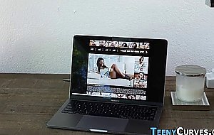 Round ass ebony teen fucks and sucks 