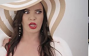 Bitchy brunette gets her ass destroyed
