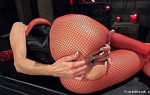 Redhead Milf lesbian anal fisted