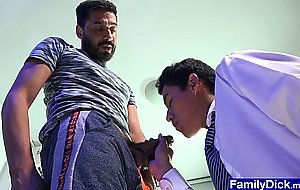 Stern stepdad unhappy with stepsons grades punishes him