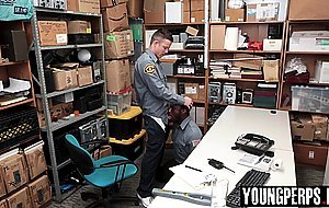 Senior LP Officer takes fellow Officers anal virginity