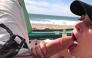 Beach blow jobs are the best 