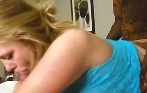 Nice white milf with two bbc 