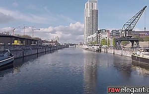 Euro cougars get spitroasted in a group sex 