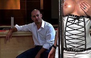 Tarra white at the bar with some big dick