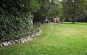 Adventure girl on a morning jog.