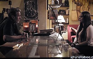 Priest manipulates and fucks a sinner bride