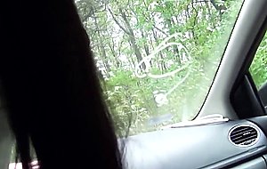 Stranded european doctor gets a cum mouthful