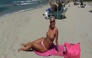 Blonde Bitch Got Nailed In Ibiza