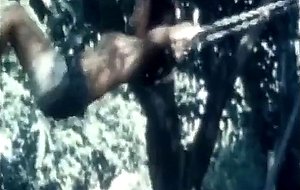 Hairy vintage lesbian milfs having some fun lickin 