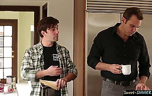Classy teen deepthroating older guys shaft 