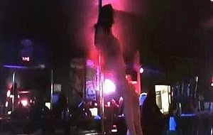 Striptease girl