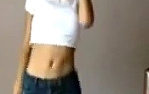 Busty teen dance