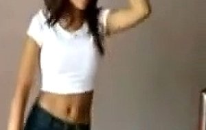 Busty teen dance