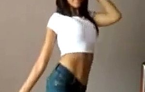 Busty teen dance